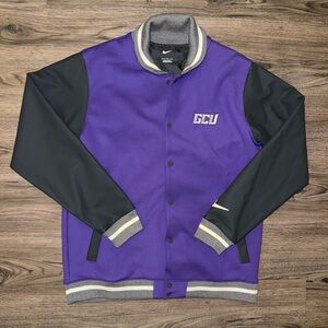 Nike Women’s Large Purple Lettermanvarsity Jacket GCU Sports/Football Attire
